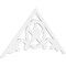 Ekena Millwork Pitch Austin Architectural Grade PVC Gable Pediment, 60"W x 30"H x 1"P (12/12) GPP060X030X100AUS - alternate 1